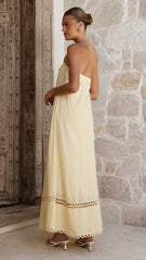 Sandra Maxi Dress - Yellow