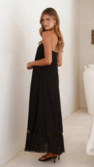 Sandra Maxi Dress - Black