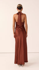 Sian Maxi Dress - Rust