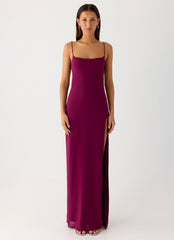Alouette Maxi Dress - Plum