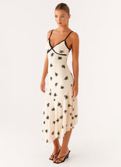 Amelia Midi Dress - Nude