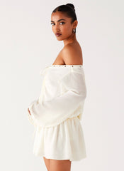 Astaria Mini Dress - Ivory