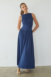 Breana Ruched Maxi Dress
