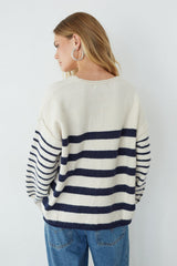 Charlotte Oversized Striped Sweater