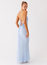 Cabello Maxi Dress - Pale Blue