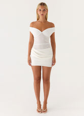 Candid Cupro Mini Dress - Ivory