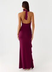 Charmed By You Maxi Dress - Plum
