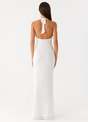 Charmed By You Maxi Dress - White