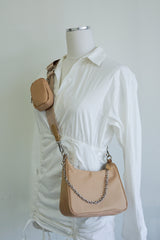 Lorissa Nylon Purse in Beige