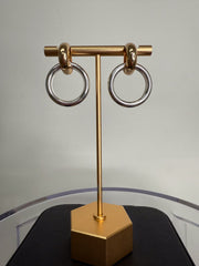 Dannaka Interlock Hoop Earrings