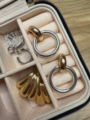 Dannaka Interlock Hoop Earrings