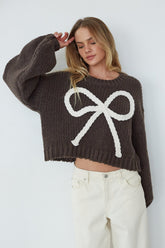 Elliana Knit Bow Sweater