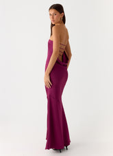 Endless Nights Maxi Dress - Plum