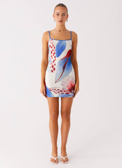 Everett Mini Dress - Deep Sea Bloom