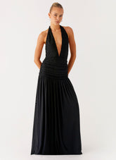 Full Attention Maxi Dress - Black