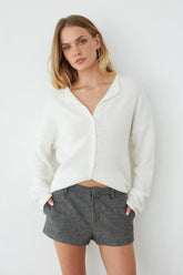 Haven Tweed Mini Shorts