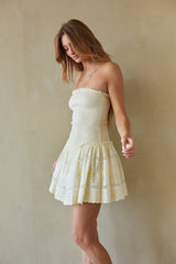 Hallie Smocked Mini Dress