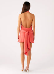 Kenzie Mini Dress - Coral