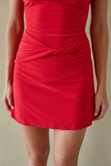 Kiki Twist Front Mini Dress