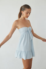 Lyric Babydoll Tie Mini Dress