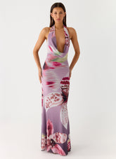 Like You Better Maxi Dress - Ombre Floral Affair