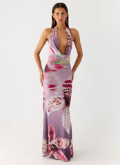 Like You Better Maxi Dress - Ombre Floral Affair