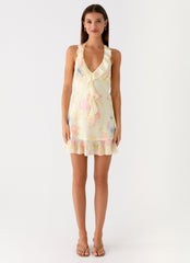 Log In Mini Dress - Spring Meadow