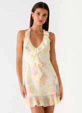 Log In Mini Dress - Spring Meadow
