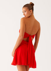 Marbella Mini Dress - Red
