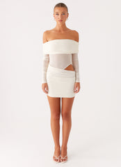No Doubt Mini Dress - Ivory