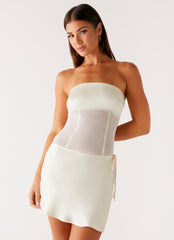 Philomena Mini Dress - Off White