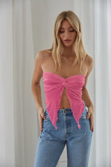 Saskia Twist Front Tube Top