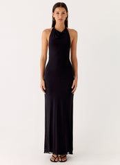 Starlight Nights Maxi Dress - Black