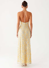 Truly Mine Maxi Dress - Yellow