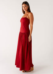 Vince Cami Maxi Dress - Deep Red