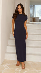 Valise Maxi Dress - Navy