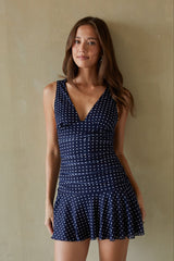 Alessia Polka Dot Mini Dress