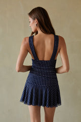 Alessia Polka Dot Mini Dress