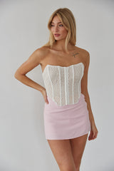 Nalani Strapless Lace Corset