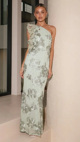 Darlee Maxi Dress - Sage Floral