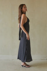 Dovie Polka Dot Midi Dress