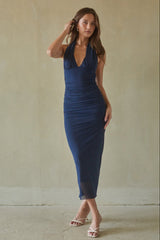 Enya Mesh Midi Dress