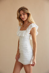 Gilly Ruched Mini Dress