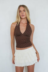 Marlo Ruffle Tiered Mini Skort