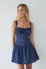 Kailan Polka Dot Mini Dress