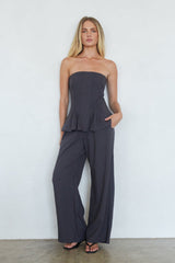 Kyle Pull On Linen Pants