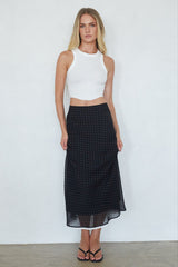 Melissa Polka Dot Midi Skirt