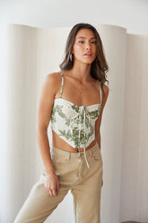 Nevaeh Strappy Corset Top