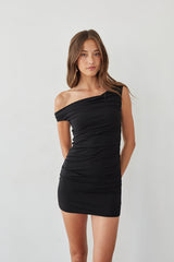 Saphira Ruched Bodycon Mini Dress