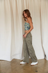 Thalia Wide Leg Cargo Pants
